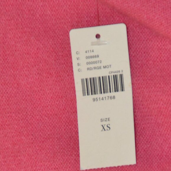 NWT Anthropologie Pilcro The Alani Cashmere Sweater Pullover Paris PINK XS - Picture 6 of 16